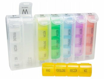 Pudełko pojemnik na leki kaseta organizer 7 dni - Inna marka