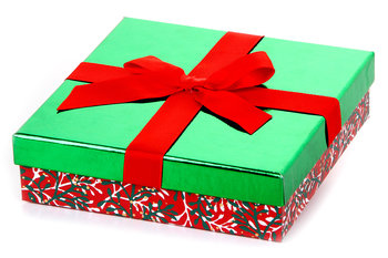 Pudełko prezentowe, Classic Christmas, M,  5x18x18 cm - Empik
