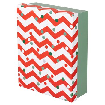 Pudełko Prezentowe, Joyful Xmas, Wzór, Rozmiar L - Empik