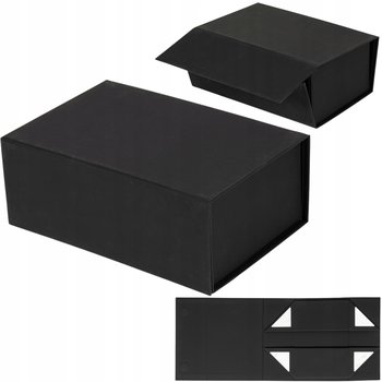 Pudełko prezentowe magnetyczne składane 42 x 32 x 14 cm EASYBOX Plus Czarny Mat - Temi Trade