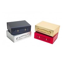 Pudełko Prezentowe Składane 24X18,2X8Cm Granatowy