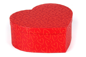 Pudełko prezentowe, Walentynki, serce, rozmiar L - Empik