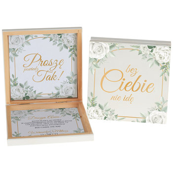 Pudełko Z Prośbą Dla Świadka Świadkowej Białe Z2 - Inna marka