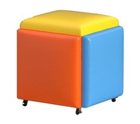 Pufa 5W1 Zestaw Smart 5 Sztuk  Stołek Kolorowa Perfectlife