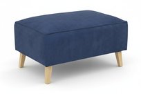 Pufa Aida skandynawska granatowa - wygodna i stylowa do salonu