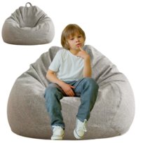 Pufa dla Dzieci Worek Sako Siedzisko dla Dzieci 120L AD.CON EKO Jasnoszara