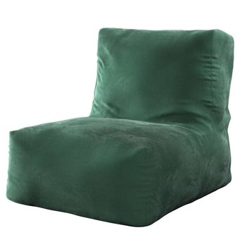 Pufa- fotel, ciemny zielony, 67 × 31 × 75 cm, Velvet - Dekoria