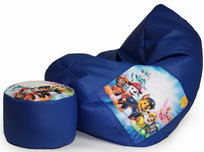 Pufa Fotel Psi Patrol niebieski