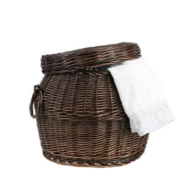 PUFA KOSZ NA ZABAWKI WIKLINOWY KOSZ NA PRANIE Ø31 H32 CM