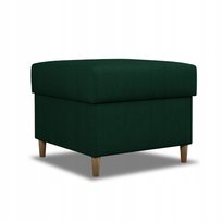 Pufa Otwierana Skandynawska Butelkowa Zieleń Siedzisko Schowek Bonell Welur