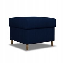 Pufa Otwierana Skandynawska Granatowa Siedzisko Schowek Bonell Welurowa