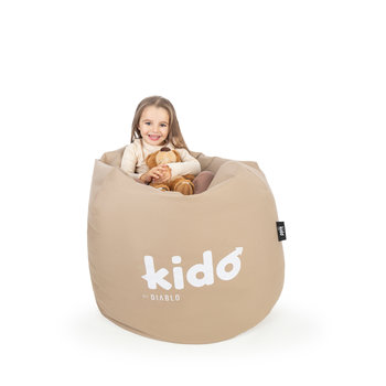 Pufa Worek Sako Dla Dzieci Kido By Diablo: Beżowa - Diablo Chairs