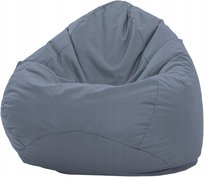 PUFA worek sako XXXXL – KOMFORT PREMIUM DO DOMU I OGRODU ciemny szary