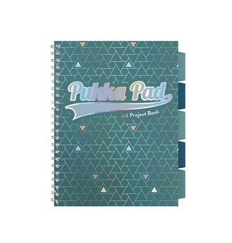 Pukka Pad, Notes Glee Project Book A4 Kratka, zielony - Pukka Pad