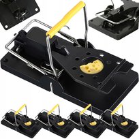 PUŁAPKA GILOTYNA NA GRYZONIE MYSZY SZCZURY MYSZOŁAPKA SZCZUROŁAPKA 4SZT