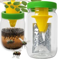 Pułapka Na Muchy Worek Na Muchy Osy Owady Do Stajni Obory Słoik Z Wabikiem