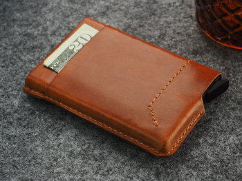 Pularys Rfid Wallet - Raven Style In Brown Colour, Pularys