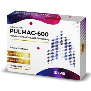 Pulmac - 600, Suplement diety, 10kaps. - S-LAB