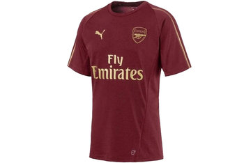 Puma Arsenal FC Training Tee 753265-03, Męskie, t-shirt, Bordowy - Puma