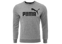 PUMA BLUZA MĘSKA DRESOWA OCIEPLANA ESS BIG LOGO CREW GRAY 586678 03 - Rozmiar: S Puma