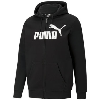 Puma, Bluza sportowa męska, Essentials Big Logo Full-Zip Hoodie 586698-01, czarna, rozmiar XL - Puma