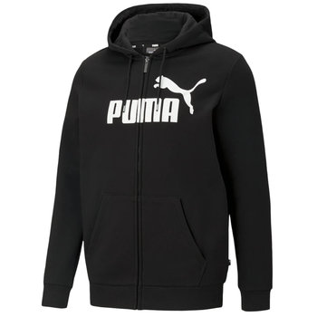 Puma, Bluza sportowa męska, Essentials Big Logo Full-Zip Hoodie 586698-01, czarna, rozmiar XXL - Puma