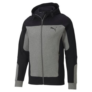 Puma, Bluza sportowa męska, EVOSTRIPE HOODED JACK 58148603, czarny, rozmiar S - Puma