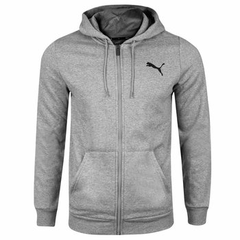 Puma  Bluza sportowa męska Ocieplana Ess Small Logo Fz Hoodie Grey 586702 53 Xl - Puma