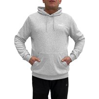 Puma Bluza Z Kapturem Męska Logo Essentials (XL 8,5-9 / Szary) Puma