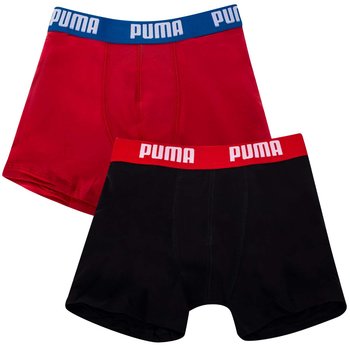 Puma Bokserki Dziecięce 2 Pak Red/Black 907650 04 128 - Puma