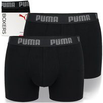 PUMA Bokserki Męskie 2 Sztuki Bawełna Black Logo Rozmiar XL Puma