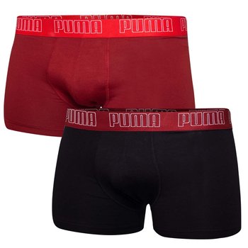 Puma Bokserki Męskie Basic Trunk 2 Pary Black/Red 935015 33 Xl - Puma