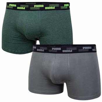 PUMA BOKSERKI MĘSKIE BOXERS 2 PARY GREEN 935291 04 - Rozmiar: L - Puma