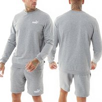 Puma dres komplet sportowy męski bluza spodenki szary 847419 03 S Puma