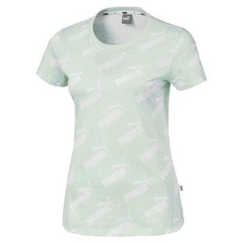 Puma, Koszulka damska, AMPLIFIED AOP TEE 58254632, zielony, rozmiar L - Puma