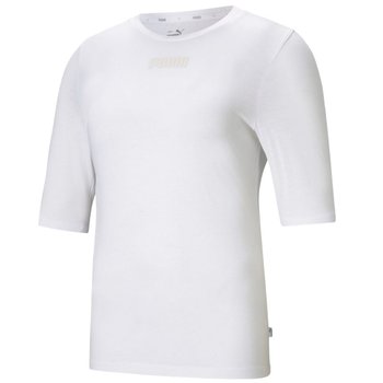 Puma, Koszulka damska, Modern Basics Tee biała 585929 02, rozmiar L - Puma