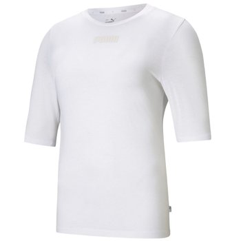 Puma, Koszulka damska, Modern Basics Tee biała 585929 02, rozmiar XL - Puma