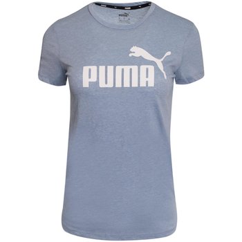 Puma Koszulka Damska T-Shirt Ess Logo Heather Tee Blue Wash 586876 79  M - Puma