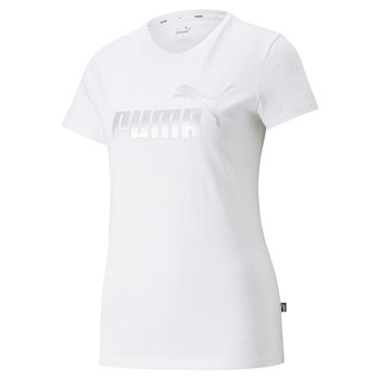 Puma Koszulka Damska T-Shirt Ess Metallic Logo Tee Biała 848303 02 M - Puma