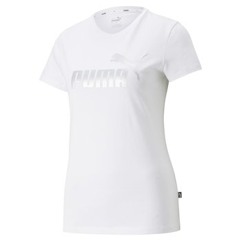 Puma Koszulka Damska T-Shirt Ess Metallic Logo Tee Biała 848303 02 Xs - Puma