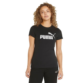 Puma Koszulka Damska T-Shirt Ess Metallic Logo Tee Black 848303 51 Xs - Puma