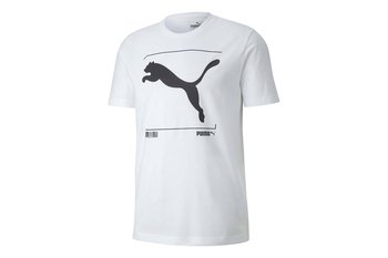 Puma, Koszulka męska, NU-TILITY GRAPHIC TEE 58155202, biały, rozmiar M - Puma