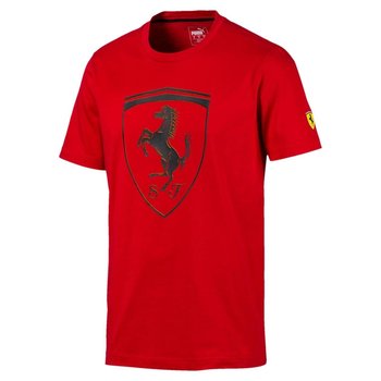 Puma, Koszulka męska, SF BIG SHIELD TEE 59555401, czerwony, rozmiar M - Puma