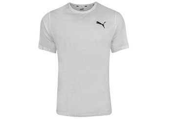 PUMA  KOSZULKA MĘSKA T-SHIRT ESS SMALL LOGO TEE WHITE 586668 52 - Rozmiar: S - Puma