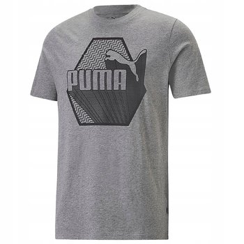 Puma Koszulka Męska T-Shirt Graphics Szara M - Puma