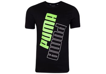 PUMA  KOSZULKA MĘSKA T-SHIRT POWER TEE BLACK 589406 51 - Rozmiar: M - Puma