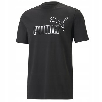 Puma Koszulka Męska T-Shirt Puma Logo Czarny M - Puma