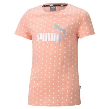 Puma, Koszulka sportowa dla dzieci, ESS+ Dotted Tee koralowa w kropki 587042 26, rozmiar 152 - Puma