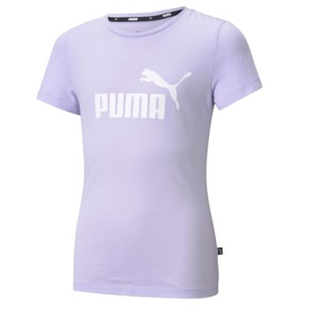 Puma, Koszulka sportowa dla dzieci, ESS Logo Tee G lawendowa 587029 16, rozmiar 128 - Puma