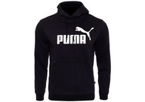 Puma Męska Bluza Dresowa Bawełniana Z Kapturem Ess Big Logo Hoodie Black 586688 01 Xxl Puma